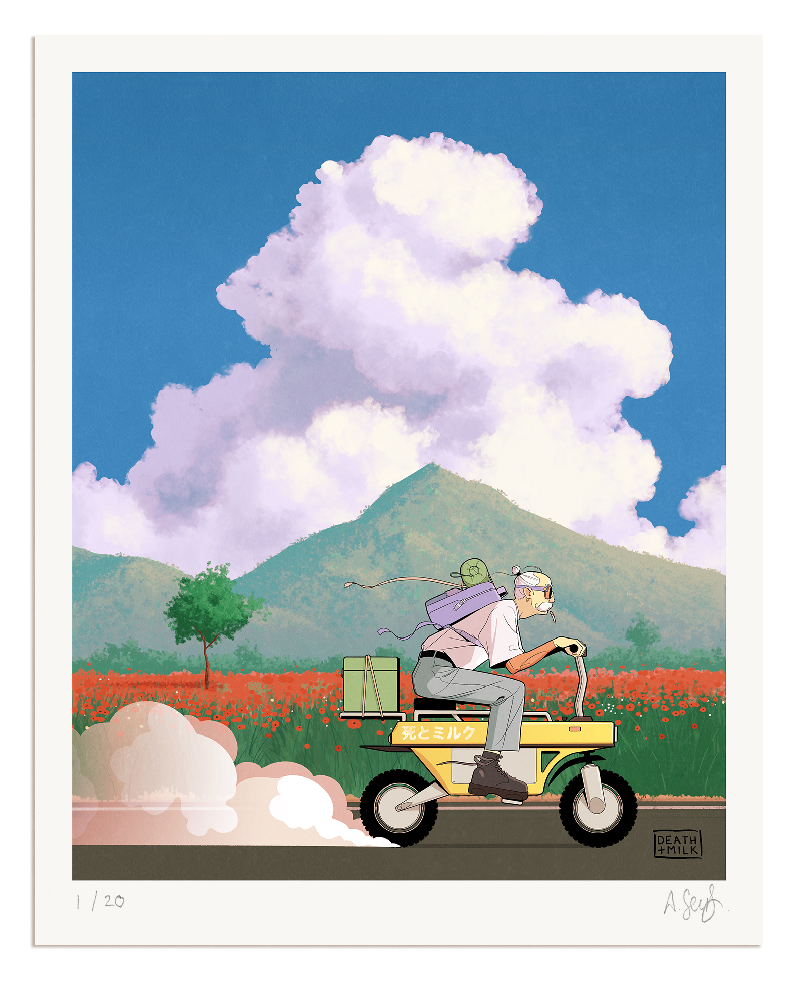 'Hurry!' 1/1 Test Print – DEATH & MILK
