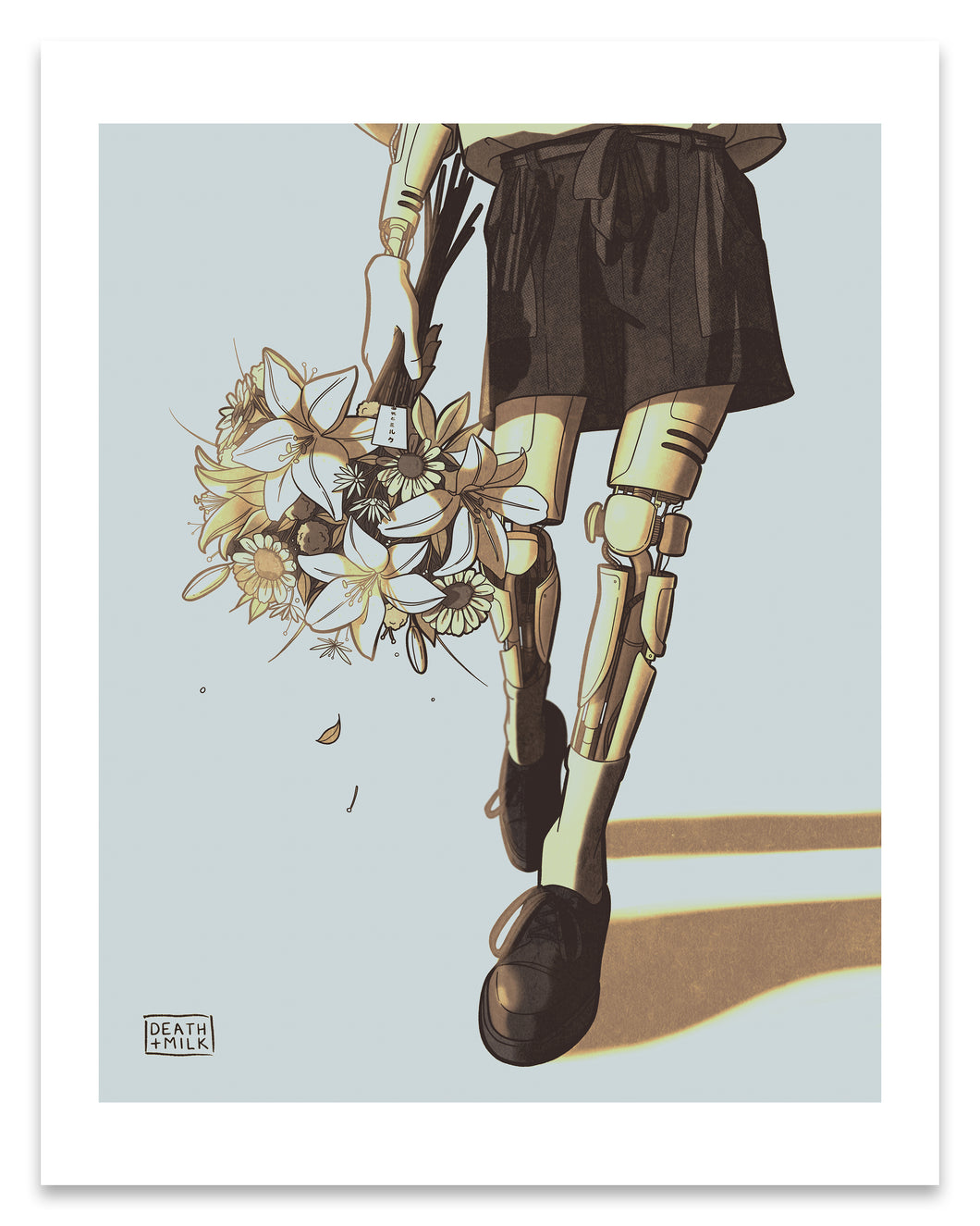 'Fake Flowers' (Gold Variant) Giclée Print